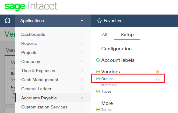 Advanced Financial Reporting by Vendor - Groups