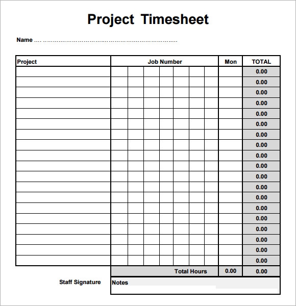 Sage Intacct Project Timesheets